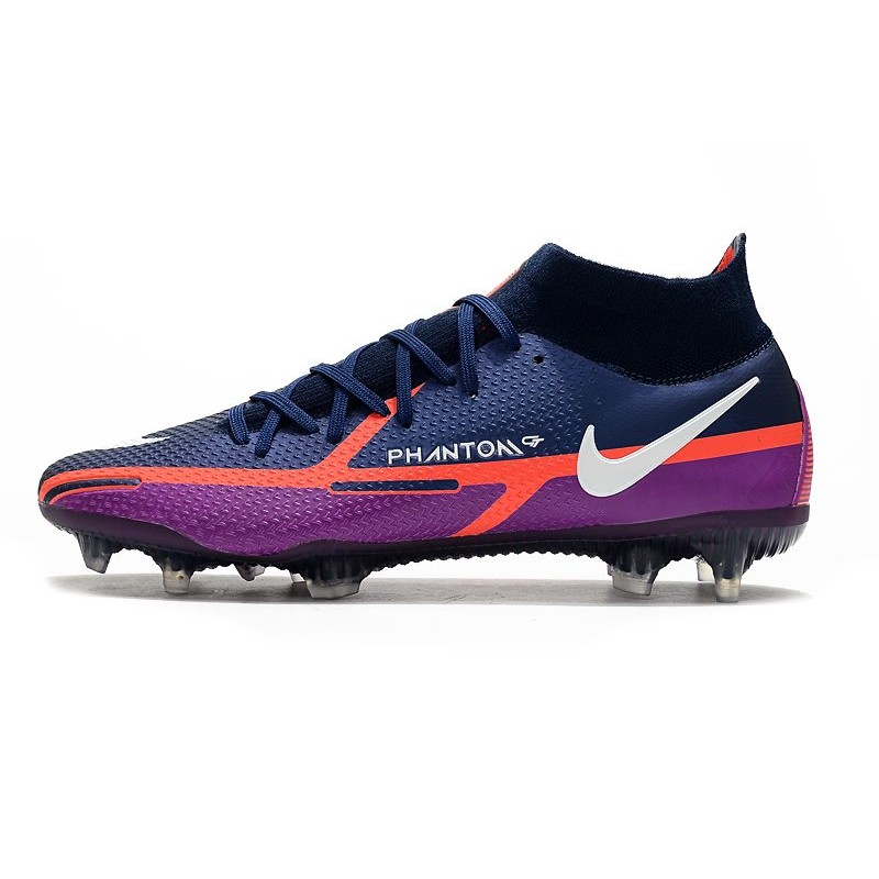 Nike Phantom GT Elite Dynamic Fit FG UV Navy Modrý Bílý Lilac